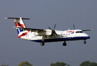 G-NVSB @ EGCC - Landing on 06R. - by Kevin Murphy
