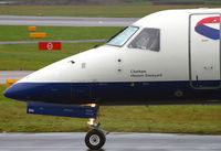 G-EMBM @ EGCC - Teddy Bear window shade close up. - by Kevin Murphy