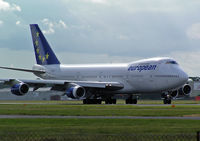 G-BDXE @ BOH - Boeing 747 236B - by Les Rickman