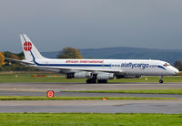 ZS-OZV @ EGCC - Old time DC8 arrriving on 24L. - by Kevin Murphy