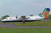 G-BRYV @ BOH - D.H.C.8-311 Dash Eight - by Les Rickman