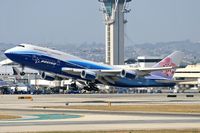B-18210 @ LAX - China Airlines Dreamliner B-18210 (FLT CAL5) departing RWY 25R enroute to Chiang Kai Shek Int'l (RCTP).