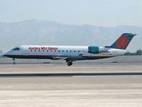 N17231 @ KLAS - America West Express / 1998 Canadair CL-600-2B19 - by SkyNevada - Brad Campbell
