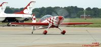 N168EX @ LFI - Nancy Lynn making her way back from her performance - by Paul Perry