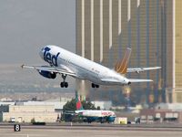 N445UA @ KLAS - Ted Airlines / 1998 Airbus Industrie A320-232 - by SkyNevada - Brad Campbell