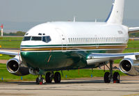N787WH @ EGCC - While kept 737 BBJ. - by Kevin Murphy