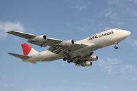 JA8160 @ LAX - JAL Cargo JA8160 (FLT JAL6086) from San Francisco Int'l (KSFO) on final approach to RWY 24R.