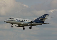 G-FRAM @ BOH - Dassault Falcon 20DC - by Les Rickman