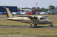 G-SAMJ @ BOH - Partenavia P.68B - by Les Rickman