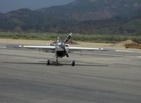 N111CD @ SZP - 1999 Zivco EDGE 540, Lycoming AEIO-540 330 Hp, taxi turn to hangar - by Doug Robertson