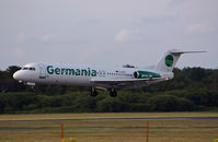 D-AGPL @ BOH - Fokker F.100 - by Les Rickman