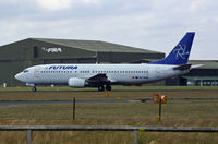EC-GNZ @ BOH - Boeing 737 4Y0 - by Les Rickman