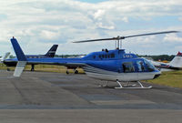 G-BKZI @ BOH - Bell 206B Jetranger 2 - by Les Rickman
