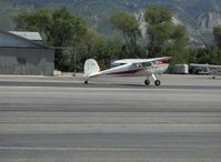N326DW @ SZP - 1946 Cessna 140, Continental O-200 100 Hp upgrade, takeoff roll Runway 22 - by Doug Robertson