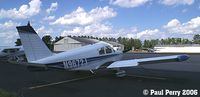 N9672J @ FKN - Up close with the Piper, as the sun gets shy - by Paul Perry