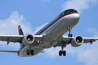 N166US @ LAX - US Airways N166US (FLT USA21) from Philadelphia Int'l (KPHL) on final approach to RWY 24R. - by Dean Heald