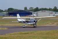 G-BAVB @ BOH - Cessna F.172M - by Les Rickman