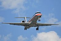 N808AE @ LAX - American Eagle N808AE (FLT EGF113) from Norman Y Mineta San Jose Int'l (KSJC) on final approach to RWY 24R.