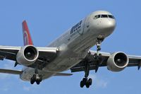 N543US @ LAX - Northwest Airlines N543US (FLT NWA337) from Detroit Metro Wayne County (KDTW) on final approach to RWY 24R. - by Dean Heald