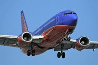 N635SW @ LAX - Southwest N635SW (FLT SWA1577) from Norman Y Mineta San Jose Int'l (KSJC) on final approach to RWY 24R.