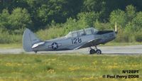 N128PT @ FKN - All by her lonesome on that patch of tarmac - by Paul Perry
