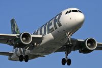 N902FR @ LAX - Frontier Airlines N902FR - Wood Duck Woody - (FLT FFT406) from Denver Int'l (KDEN) on final approach to RWY 24R.