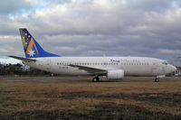 G-CELB @ BOH - Boeing 737 377 - by Les Rickman