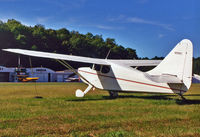 N596C @ 12N - This beautiful 1947 Stinson calls Andover her home. - by Daniel L. Berek