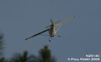 N2514C @ 15NC - Nearly past the pines on the way down - by Paul Perry