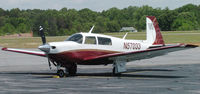 N57033 @ DAN - 1983 Mooney M20J in Danville Va. - by Richard T Davis
