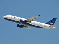N550JB @ KLAS - jetBlue Airways - 'Blue Bayou' / 2002 Airbus A320-232 - by SkyNevada - Brad Campbell