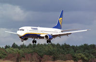 EI-CSP @ BOH - Boeing 737 8AS - by Les Rickman