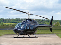 G-BUZZ @ EGBO - Bell 206B Jet Ranger II - by Robert Beaver