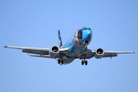 N784AS @ LAX - Alaska Airlines Spirit of Disneyland N784AS (FLT ASA692) from Vancouver Int'l (CYVR) on final approach to LAX RWY 24R.