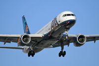 N514AT @ LAX - American Trans Air (ATA) N514AT (FLT AMT6010) from Jacksonville Int'l (KJAX) on final approach to LAX RWY 24R. - by Dean Heald