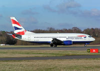 G-LGTF @ BOH - Boeing 737 382 - by Les Rickman