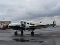 N223JW @ KJVL - Beech H18 - by Mark Pasqualino