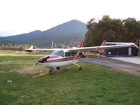 N1786M @ FBN - Skymaster at it's home in Oregon before being sold.  R.I.P  Dad - by Dave King