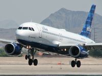 N592JB @ KLAS - jetBlue Airways - 'American Blue' / 2004 Airbus A320-232 - by SkyNevada - Brad Campbell