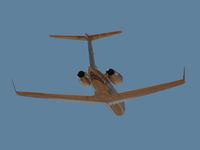 UNKNOWN @ KLAS - I was messing with my camera's setting when this Biz-Jet flew over-head. I thought it still make a nice photo. - by SkyNevada - Brad Campbell