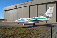 G-ORDB @ BOH - Cessna 550 Citation Bravo - by Les Rickman