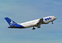 TC-MNB @ LTN - Airbus A300B4-203F - by Les Rickman