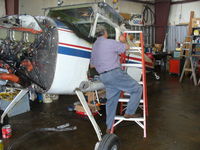 N3341D @ KJVL - Cessna 180 project