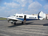 N223JW @ KJVL - Beech H18 - by Mark Pasqualino