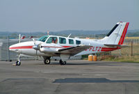 G-FLTZ @ BOH - Beech 58 Baron - by Les Rickman