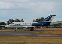 G-FRAM @ BOH - Dassault Falcon 20DC - by Les Rickman