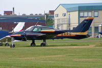 G-BARG @ OXF - Cessna E.310Q - by Les Rickman