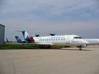 N621BR @ KRFD - CL-600-2B19 - by Mark Pasqualino