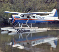 N5349G - Workhorse of Alaska:  A DeHavilland Canada Beaver pauses for reflection. - by Daniel L. Berek