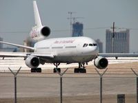N720AX @ KLAS - Omni Air International / Mcdonnell-douglas DC-10-30 / Taxi to RWY 25R - by Brad Campbell